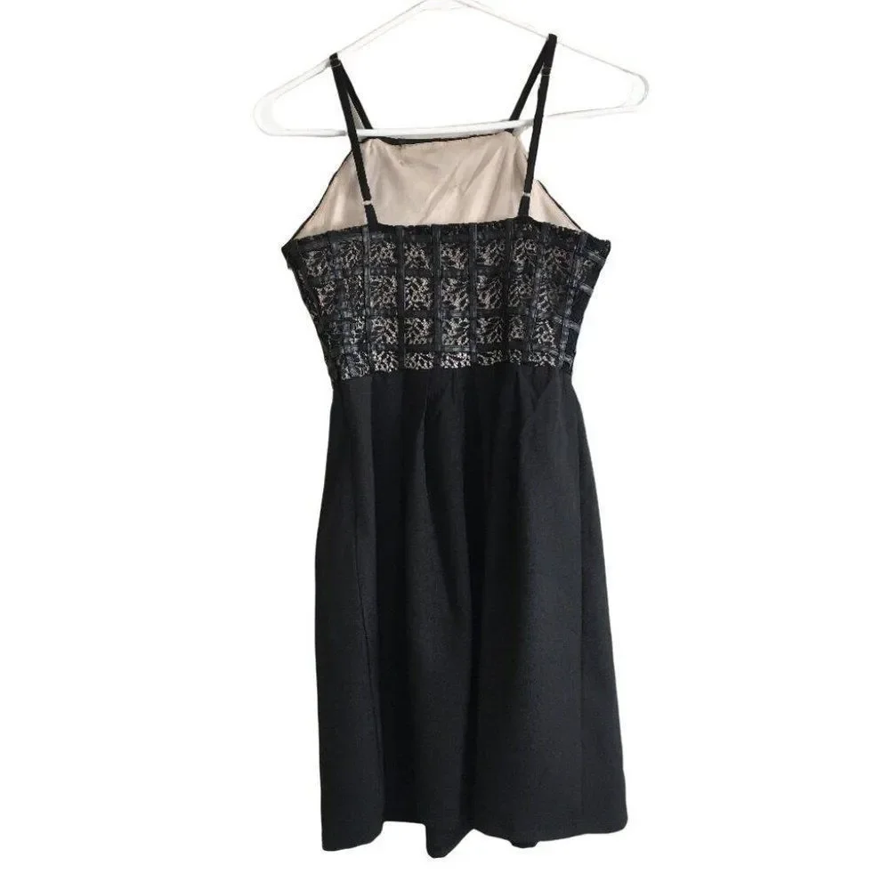 Missguided Skater Dress Size 2 US XS 9799 Black - Picture 4 of 8